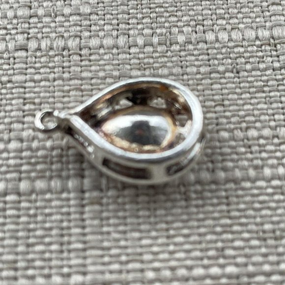 Women Necklace Pendant Blue Faux Stone Silver Tone Fashion Pendant Only - Picture 7 of 11